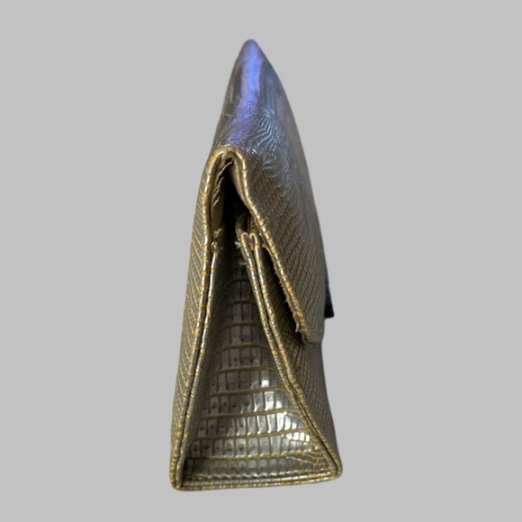 VTG Judith Leiber Metallic Lizard Leather Crystal Sunglasses Case with Crystals - Picture 8 of 13